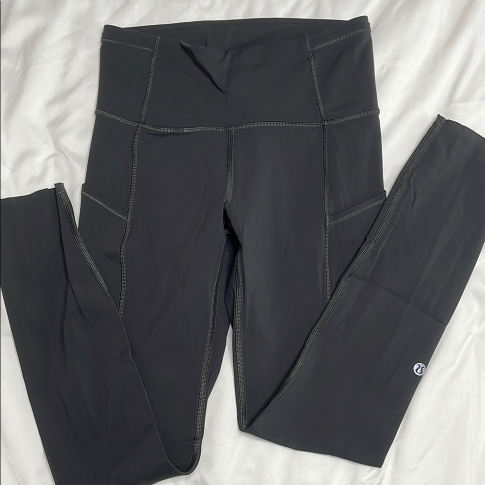 Lululemon 25” Charcoal colored Leggings